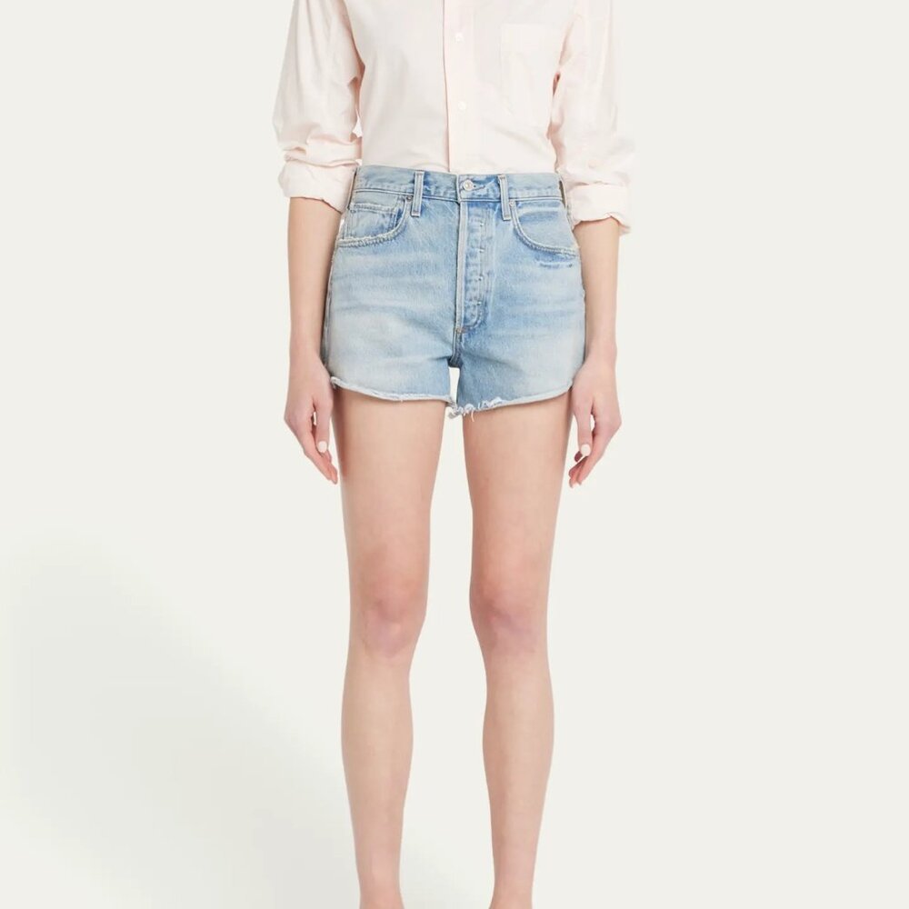CITIZENS OF HUMANITY Marlow Denim Shorts in Libertine 24 - Picture 2 of 5